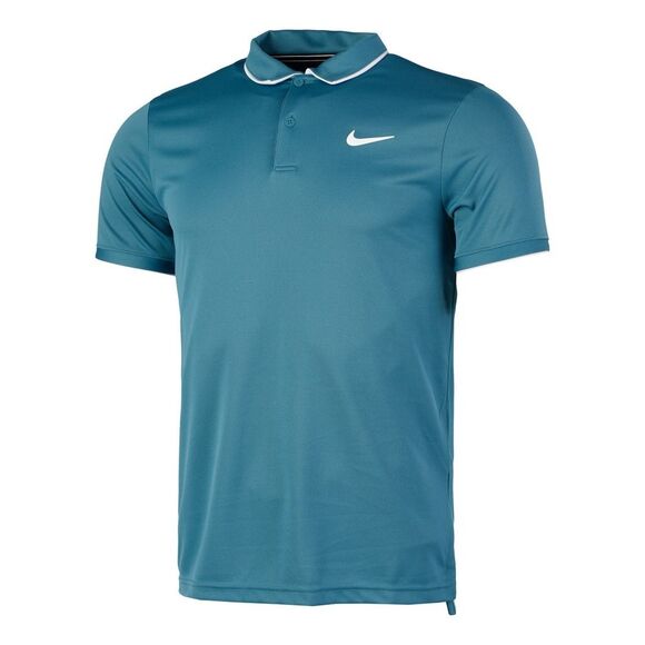 Men’s Nike Dri-Fit‎ Tennis Polo | Medium | Turquoise/White - Picture 1 of 6